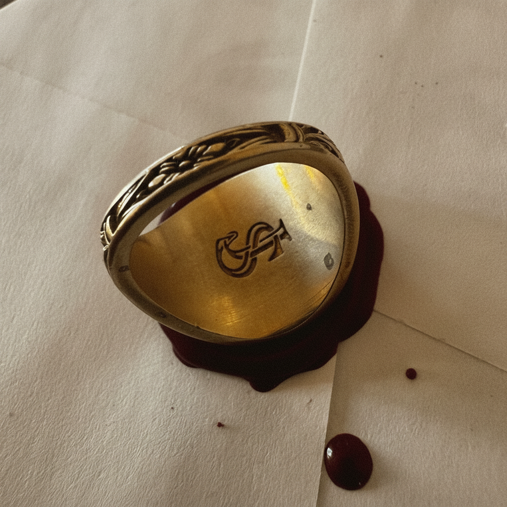 SkySignet ring with wax seal